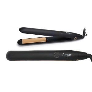 Glätteeisen Argon Schwarz Gold 35 W