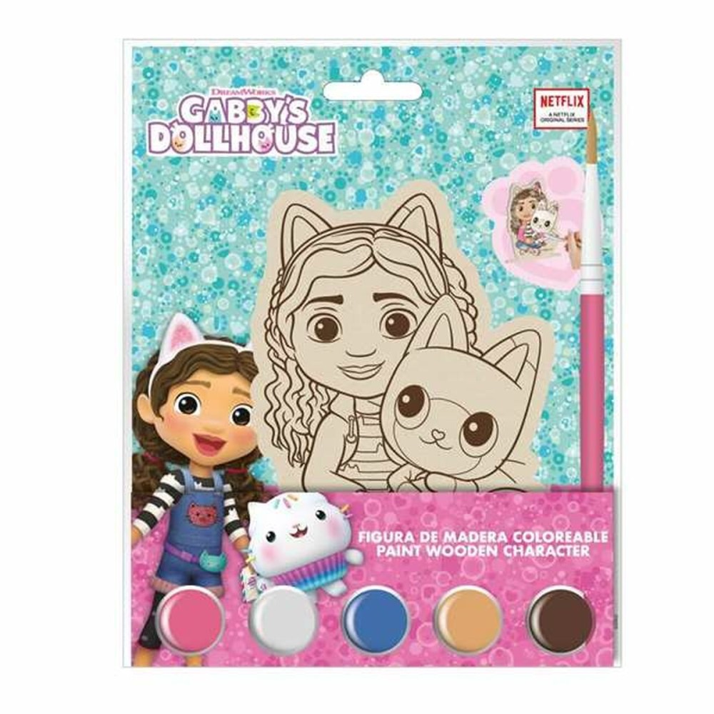 Ensemble pour activités manuelles Gabby's Dollhouse Bois 14 x 18 x 5 cm
