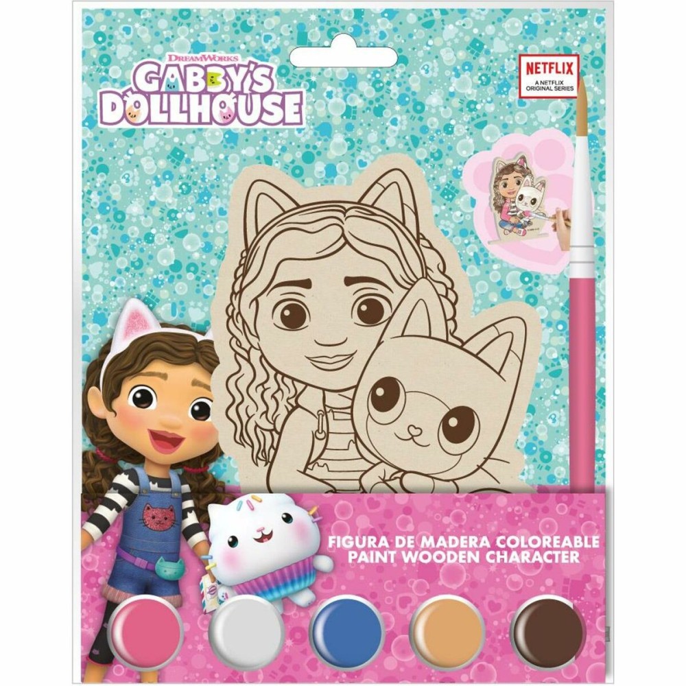 Craft Set Gabby's Dollhouse Wood 14 x 18 x 5 cm