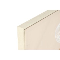 Toile Home ESPRIT Blanc Beige Robe Scandinave 82,5 x 3,5 x 82,5 cm (2 Unités)