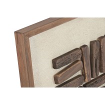 Cadre Home ESPRIT Pin Bois Recyclé 62 x 4 x 62 cm