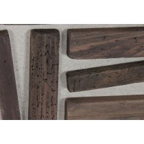Cadre Home ESPRIT Pin Bois Recyclé 62 x 4 x 62 cm
