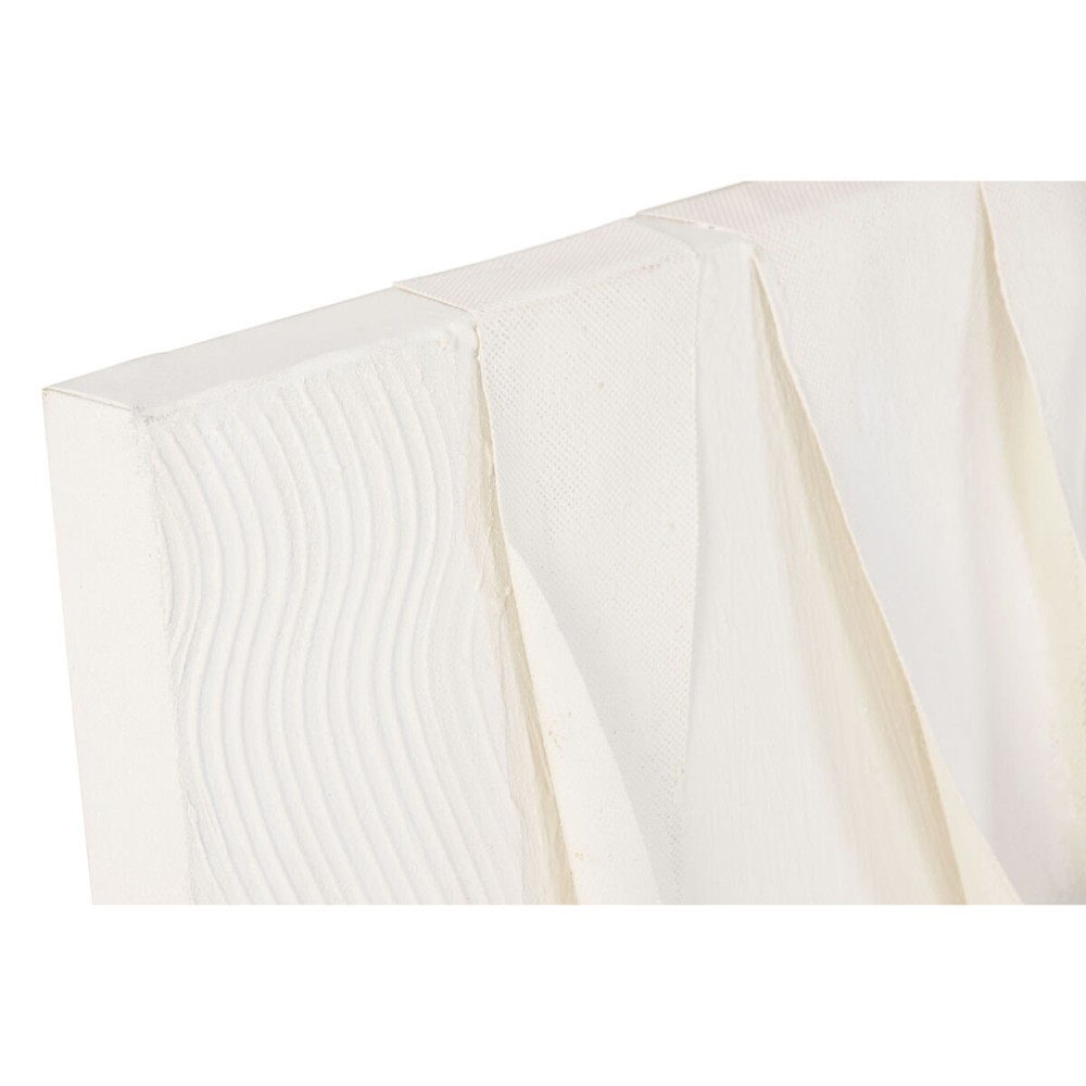 Toile Home ESPRIT Blanc Abstrait Scandinave 60 x 3,5 x 60 cm (2 Unités)