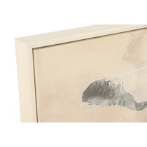 Toile Home ESPRIT Marron Vert Palmiers Tropical 122,5 x 3,5 x 82,5 cm (2 Unités)