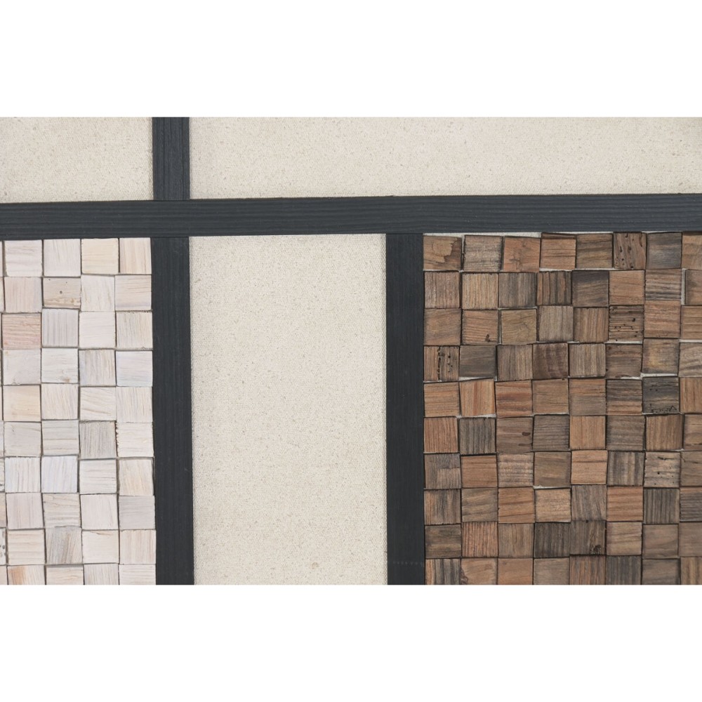 Painting Home ESPRIT Pinewood Recycled Wood 82 x 4 x 82 cm