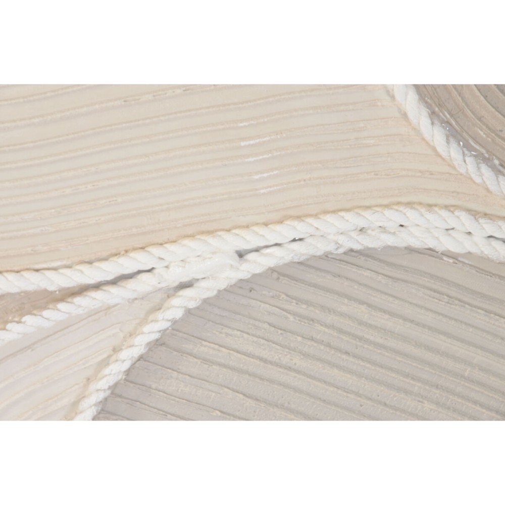 Toile Home ESPRIT Beige Abstrait Scandinave 102 x 4,5 x 102 cm (2 Unités)
