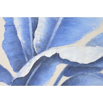Toile Home ESPRIT Bleu Blanc Volets Tropical 82,5 x 4,5 x 122,5 cm (2 Unités)