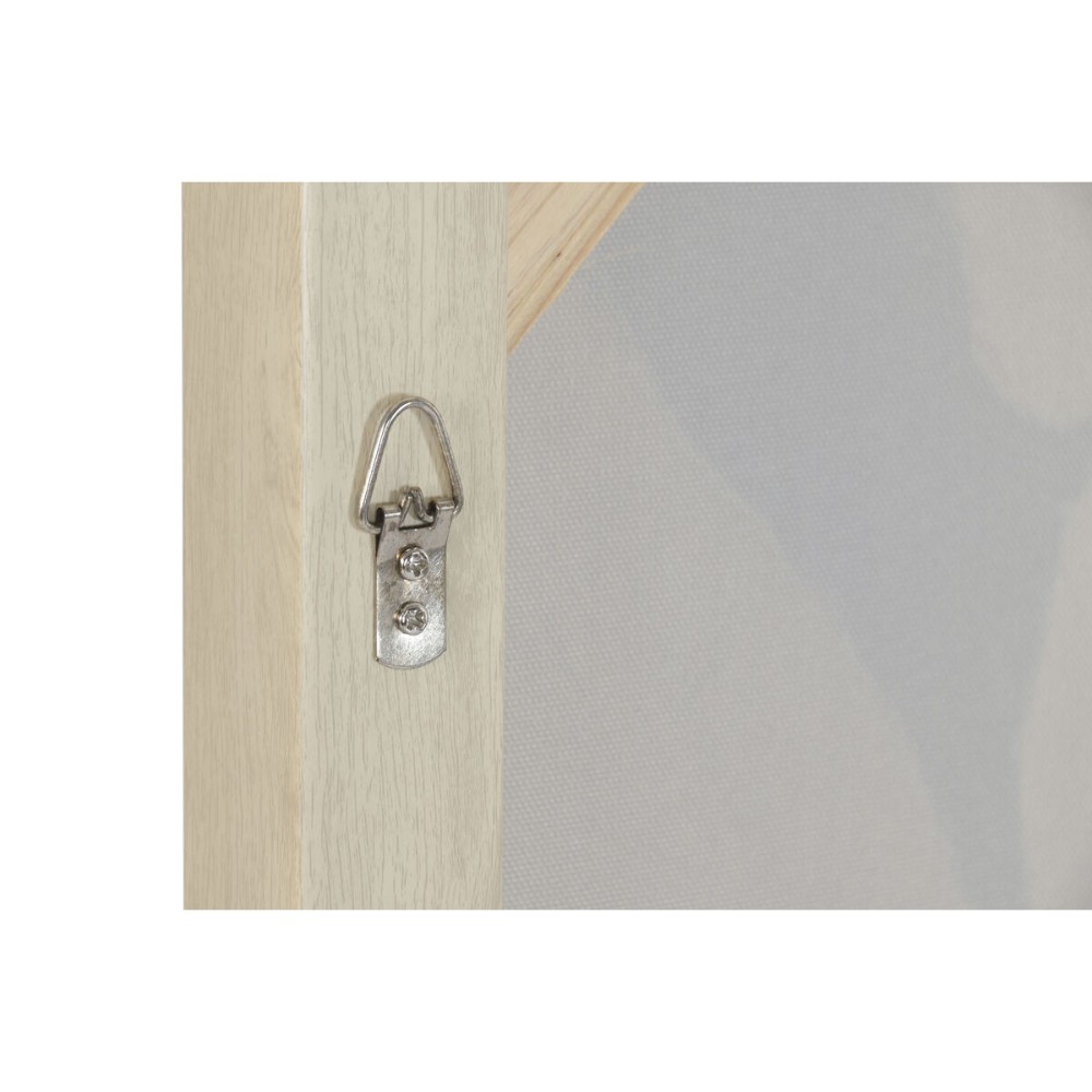 Leinwand Home ESPRIT Blau Weiß Blatt Tropical 82,5 x 4,5 x 122,5 cm (2 Stück)