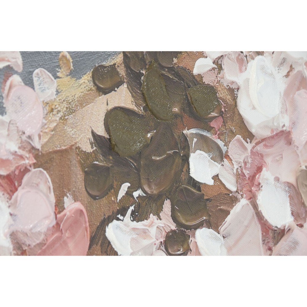 Leinwand Home ESPRIT Weiß Rosa Berg 80 x 3,5 x 80 cm (2 Stück)