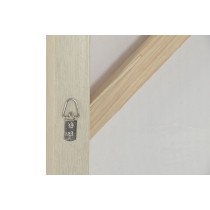 Toile Home ESPRIT Blanc Rose Montagne 80 x 3,5 x 80 cm (2 Unités)