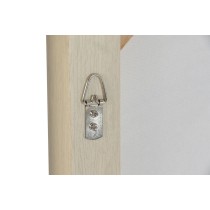 Canvas Home ESPRIT Blue White Palms Tropical 82,5 x 3,5 x 122,5 cm (2 Units)