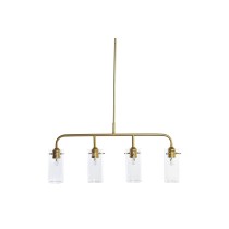 Ceiling Light DKD Home Decor Golden Metal Crystal 50 W 84 x 17 x 24 cm