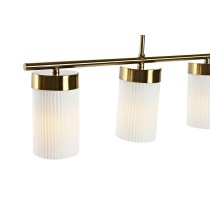 Suspension DKD Home Decor Blanc Doré Métal Verre 60 x 15 x 25 cm