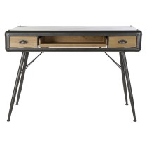 Bureau DKD Home Decor Naturel Gris clair Métal Sapin Bois d'épicéa 118 x 52 x 84 cm