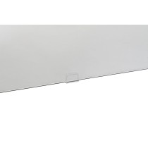 Desk DKD Home Decor Grey Transparent Crystal MDF Wood 120 x 50 x 76 cm