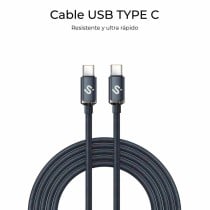 USB-C zu USB-C-Kabel Subblim OPTIMUS Schwarz 1 m