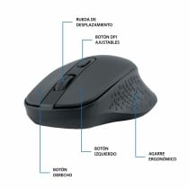 Tastatur mit Maus CoolBox COO-KTR-03W
