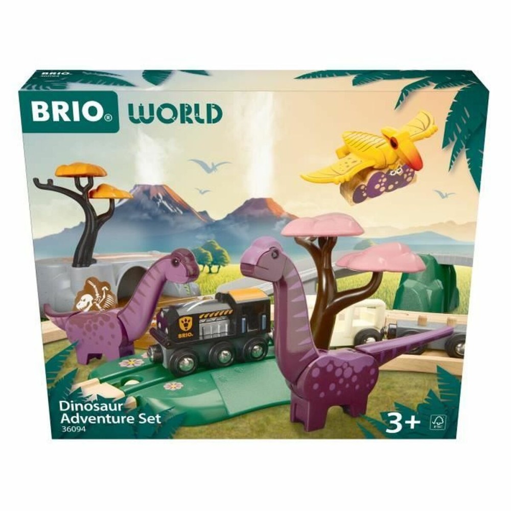 Train with Circuit Brio Aventure Dinosaure