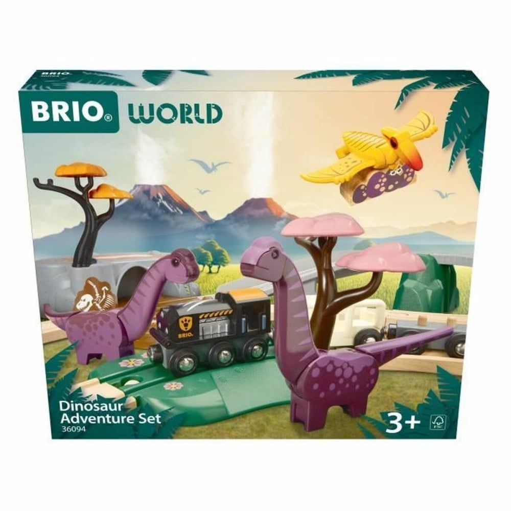 Trainiere mit Circuit Brio Aventure Dinosaure