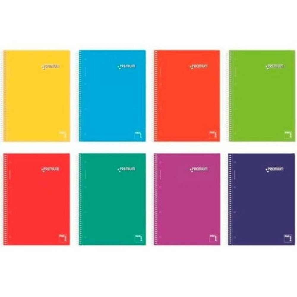 Notebook Pacsa Multicolour A4 4 Pieces Micro perforated