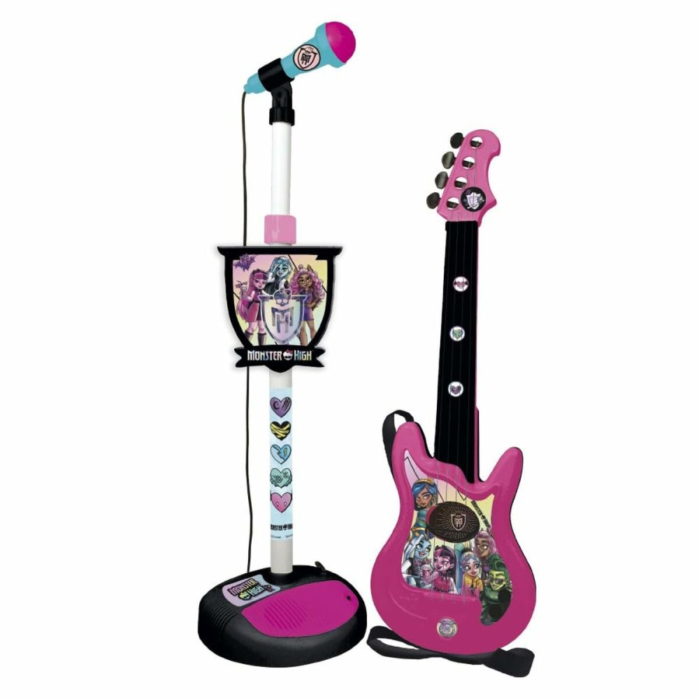 Guitare pour Enfant Monster High Microphone Karaoké