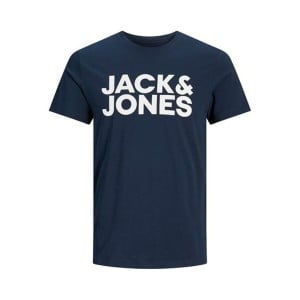 Men’s Short Sleeve T-Shirt Jack & Jones JJECORP LOGO TEE 12151955 Navy Blue