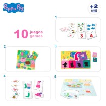 Educational Game Peppa Pig Edu Games Collection 24,5 x 0,2 x 24,5 cm (6 Units) 10-in-1