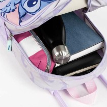 Schulrucksack 3D mit Rädern Stitch Lila 25,0 x 31,0 x 10,0 cm