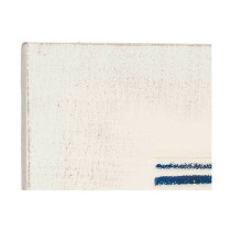 Toile Gift Decor Bleu Blanc Rayures Avec relief 110 x 60 x 2,5 cm (2 Unités)