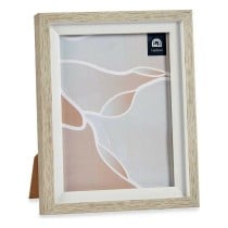 Fotorahmen Gift Decor Weiß Beige Glas Kristall polystyrol Kunststoff (6 Stück)