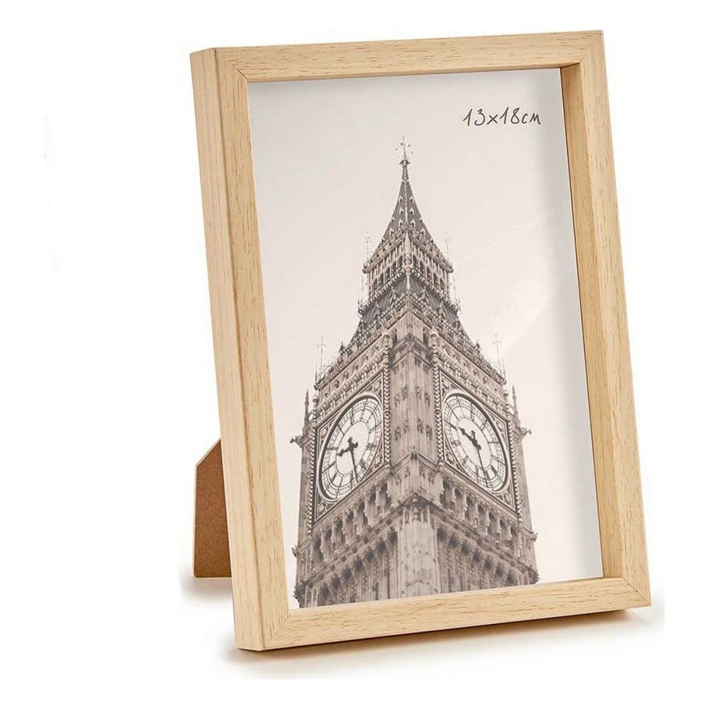 Fotorahmen Gift Decor Braun natürlich Kunststoff (6 Stück)