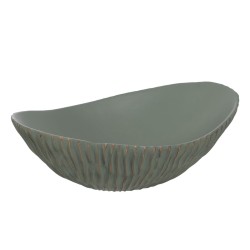 Centre de Table Vert Doré 40,5 x 26,5 x 13,5 cm