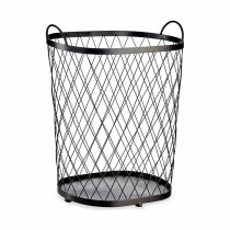 Panier Gift Decor Noir Métal 40 L (4 Unités)