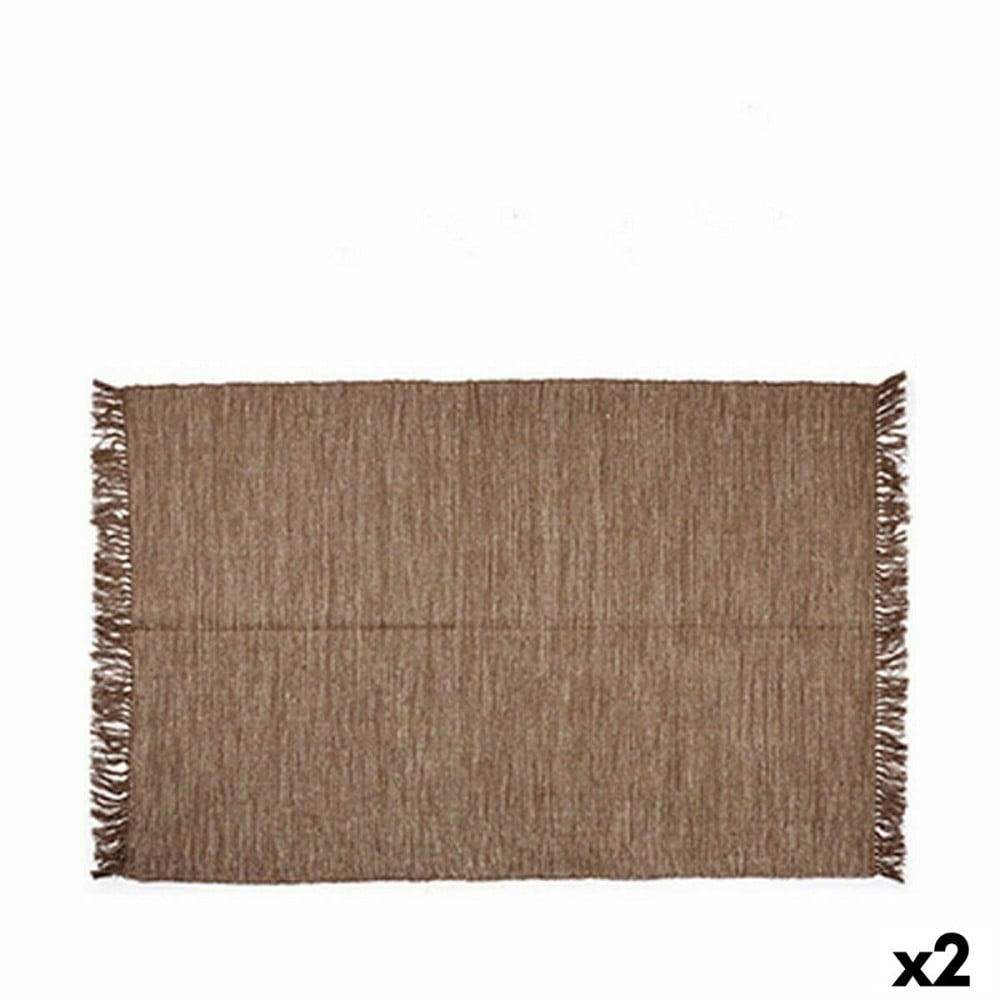 Tapis Gift Decor Marron 180 x 120 cm (2 Unités)