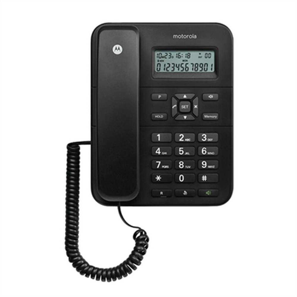 Téléphone fixe Motorola Noir