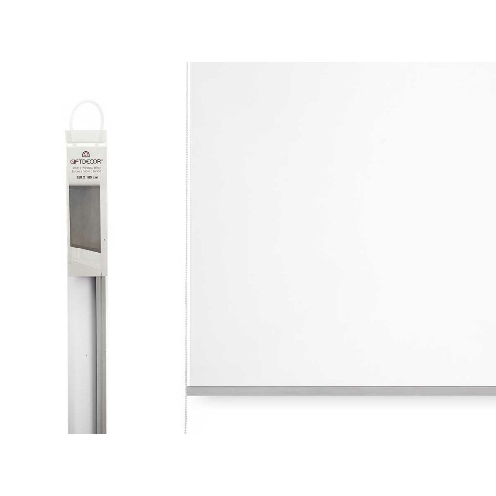 Rollo Gift Decor Weiß Stoff Kunststoff 150 x 180 cm