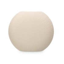 Vase Gift Decor Beige Céramique Circulaire 29 x 26 x 11 cm (4 Unités)