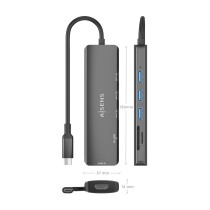 USB Hub Aisens ASUC-6P024-GR