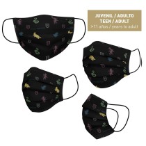 Masque en tissu hygiénique réutilisable Harry Potter black