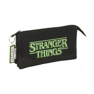 Holdall Stranger Things Black 22 x 12 x 3 cm