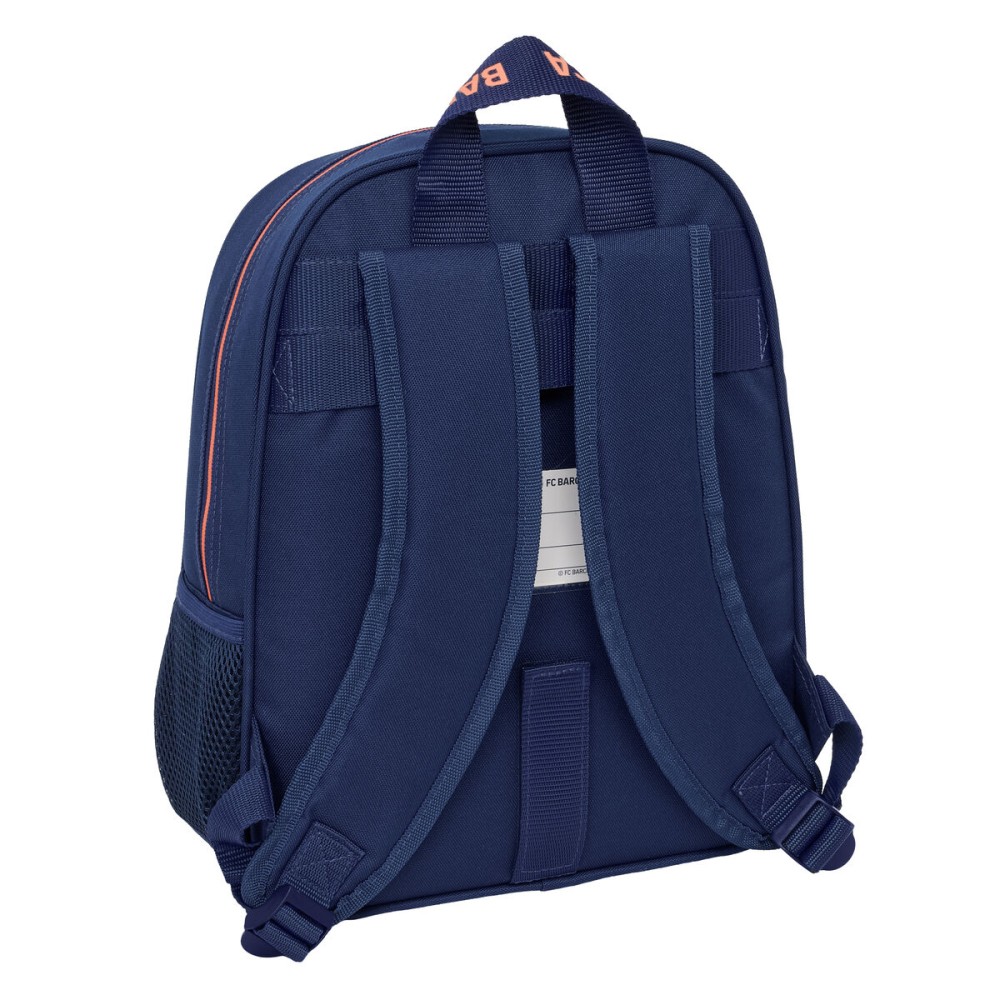 Schulrucksack F.C. Barcelona Marineblau 27 x 33 x 10 cm