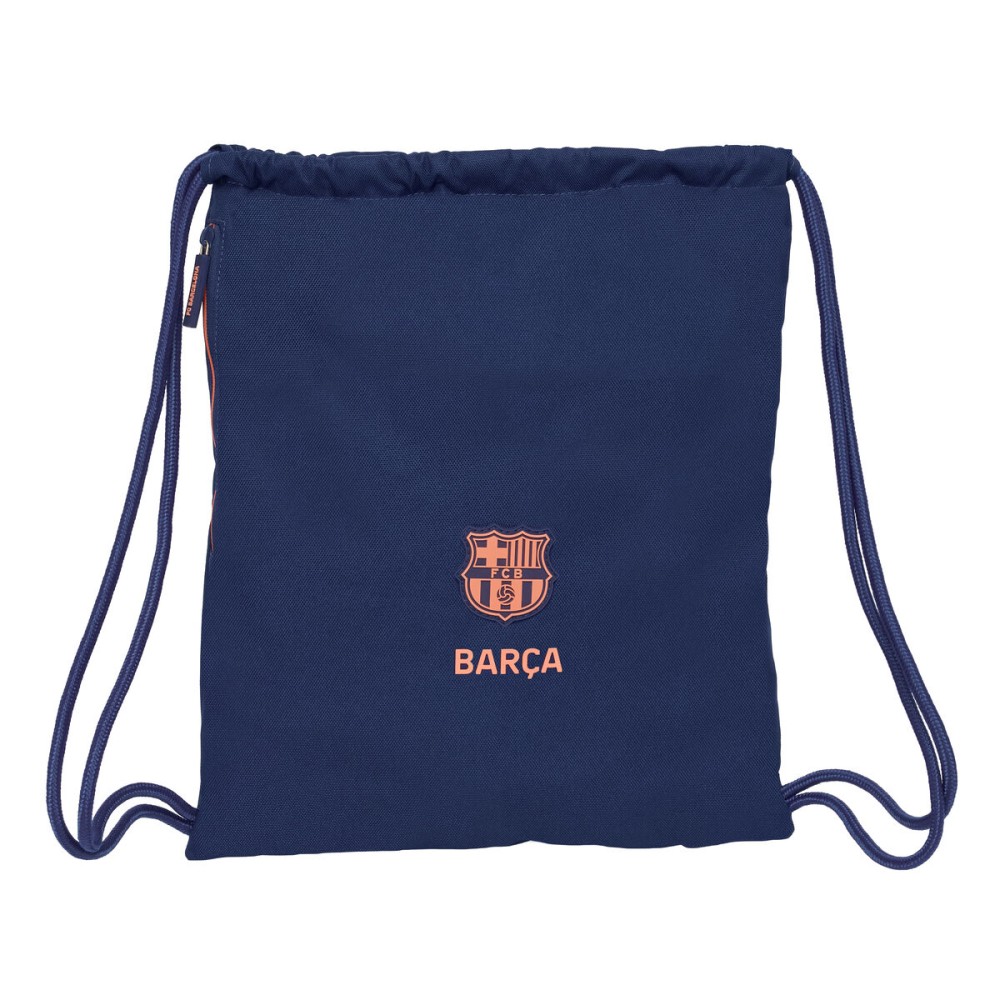 Rucksacktasche mit Bändern F.C. Barcelona Marineblau 35 x 40 x 1 cm