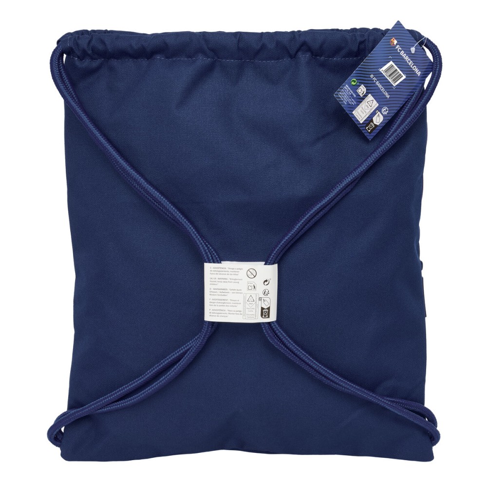 Rucksacktasche mit Bändern F.C. Barcelona Marineblau 35 x 40 x 1 cm