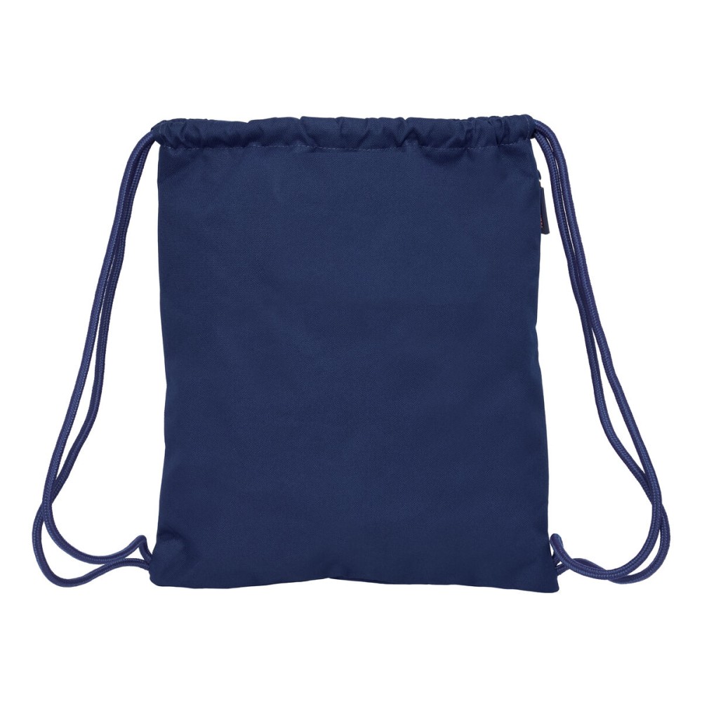 Rucksacktasche mit Bändern F.C. Barcelona Marineblau 35 x 40 x 1 cm