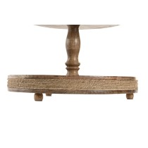 Centre de Table Home ESPRIT Marron Corde Bois de manguier 38 x 38 x 63 cm