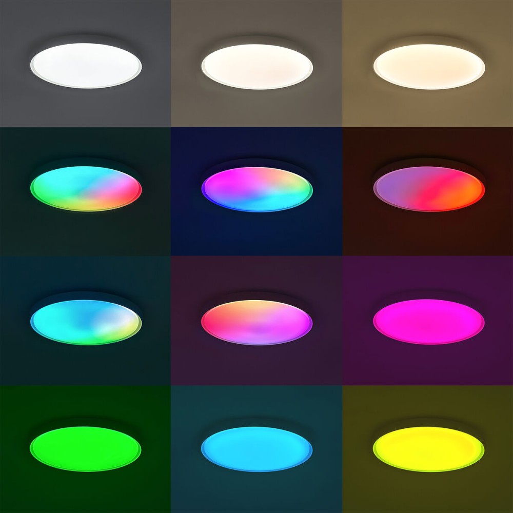 LED Flush-fitting ceiling light KSIX SmartLED KSIX Halo 2 White Plastic 25 W (3000k - 6500k) (6500 K)