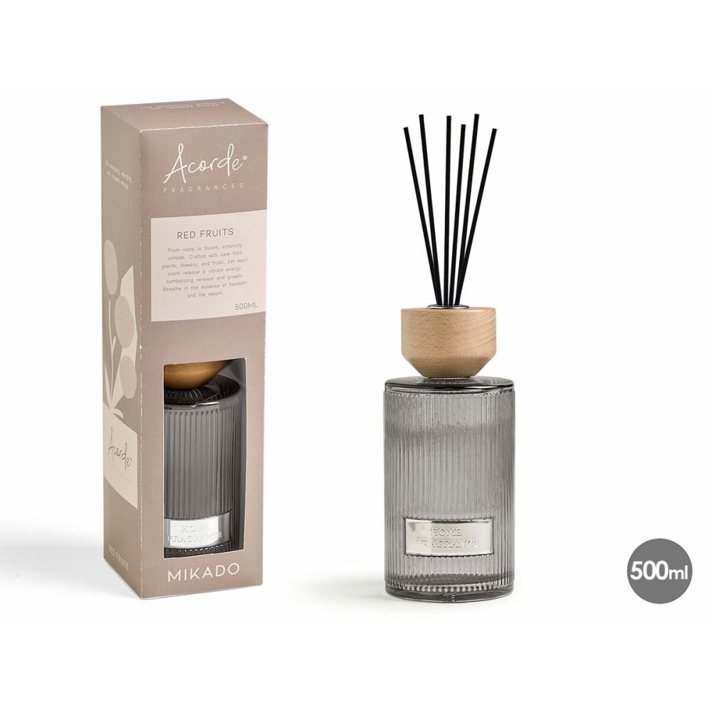 Bâtonnets Parfumés Acorde RED FRUITS 500 ml (6 Unités)