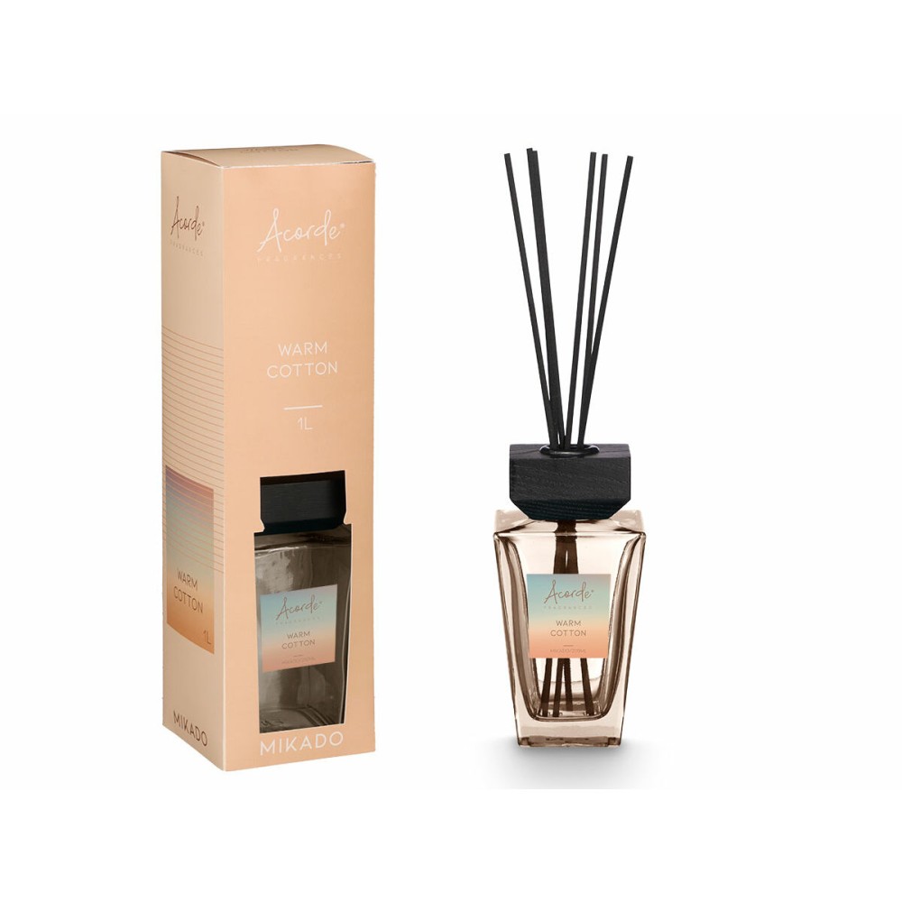 Bâtonnets Parfumés Acorde WARM COTTON 1 L (4 Unités)