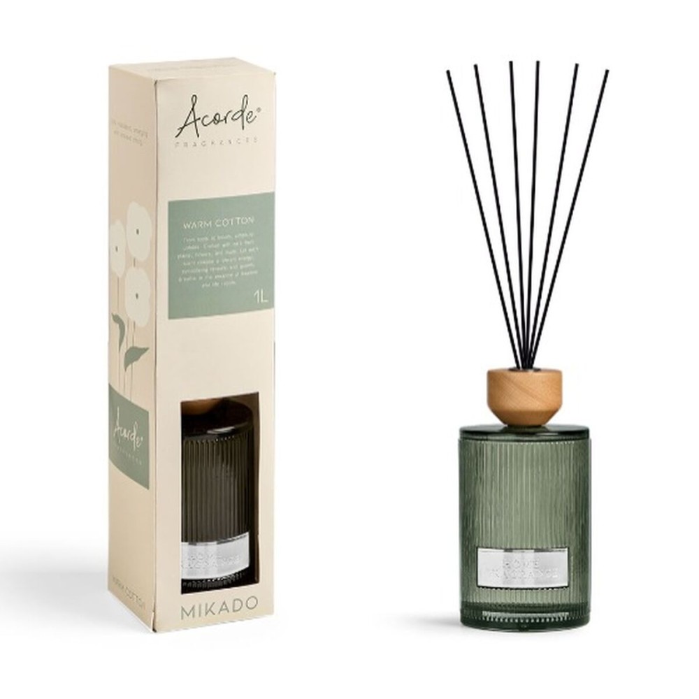 Bâtonnets Parfumés Acorde WARM COTTON 1 L (4 Unités)