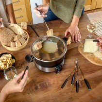 Fondue Set Taurus FF2 Schwarz Silberfarben 1000 W